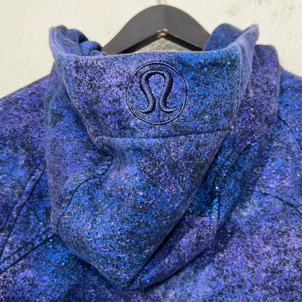Lululemon Scuba Hoodie Polar Lights Blue Multi Size 8